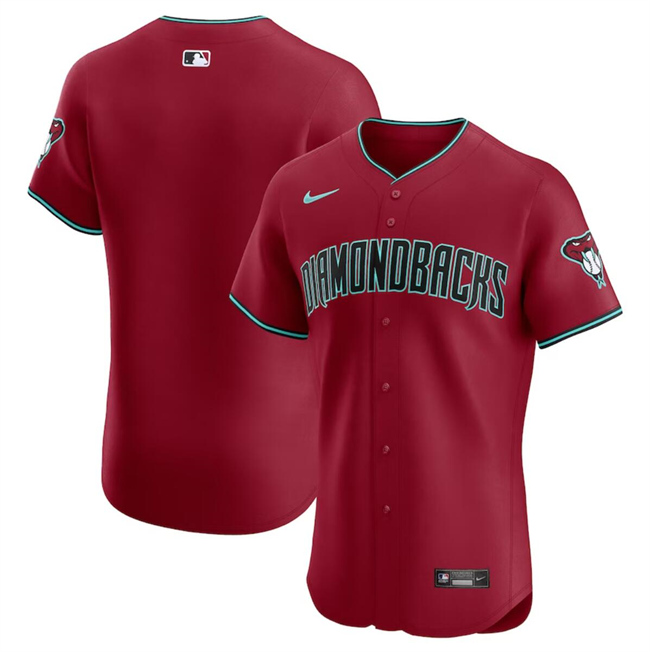 Men's Arizona Diamondbacks ACTIVE PLAYER Custom Red Flex Base Stitched Bsaeball Jersey